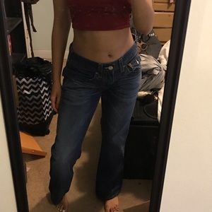 DARK WASH TRUE RELIGION JEANS